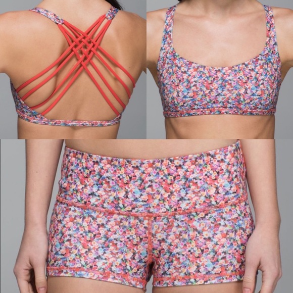 lululemon athletica Pants - Lululemon prism petal set Boogie Short free to be